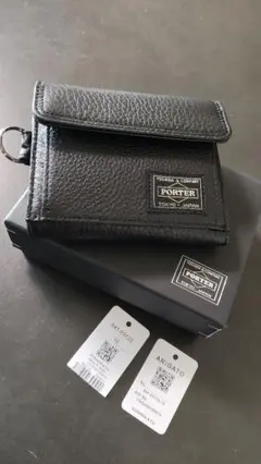 【新品定価以下！】PORTER　カームウォレット　041-03122　ブラック
