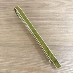 【美品】正絹　帯締め　三分紐　リバーシブル　深緑