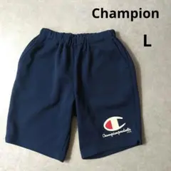 Champion　ハーフパンツ　プリントロゴ　90s　Vintage　Lサイズ