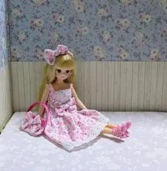 リカちゃん　ミニチュア　ドール　ワンピースセット