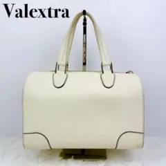 お買い得品✨ ヴァレクストラ ミラノボストン スモール ハンドバッグ ホワイト