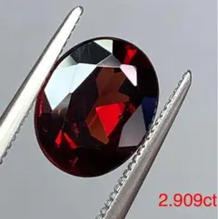 天然宝石 天然ロードライトガーネット 2.909ct