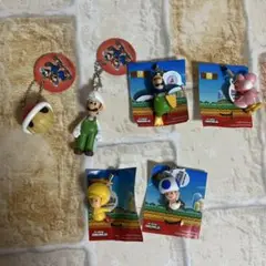 スーパーマリオ マスコット ストラップ 6点セット