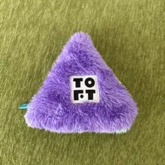 TOFT 三角ポーチ　紫　水色