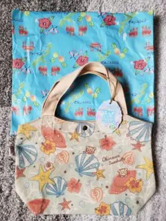 【沖縄限定】新品 未使用 美ら島デザインミニトートバッグ タグ・乾燥剤付き