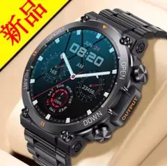 【新品・未使用】軍用規格スマートウォッチ 1.39インチBluetooth 通話