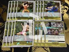 ワンピースゲームカード　3兄弟(foil仕様) 各4枚セット(25枚)