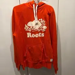 【日本未発売】Roots ルーツ オレンジパーカー