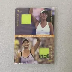 ACE 2012 Maria Sharapova Dual メモラビリアカード