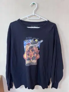 Harry Potter ブラック 長袖 Tシャツ M