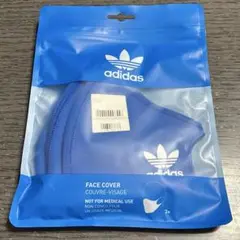 adidas マスク M/Lサイズ ブルー 3枚セット 青 フェイスカバー 新品