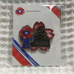 EXPO2025　ピンバッジ　ミャクミャク　お城とサクラ　万博