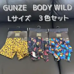 GUNZE グンゼ ボディワイルド ボクサーパンツ Lサイズ 3色セット