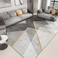 カーペット160x230cm ラグマット北欧 ラグ 洗える 抗菌防臭 #a6
