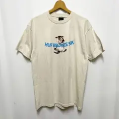 新品未使用HUFハフ BRONZE56K コラボ　Tシャツ　ナチュラル　XL