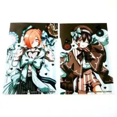* 地縛少年花子くん　ランダムブロマイド　チョコミント　ミツバ&つかさ*