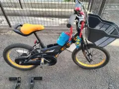 trek キッズ 子供用 自転車 補助輪付 カゴ付 カギ付 16インチ トレック