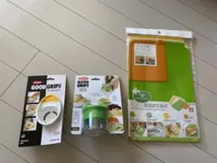 OXO エッグセパレーター&ベジヌードルカッター まな板4枚セット