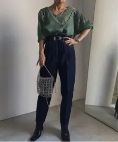 アメリヴィンテージ 25 HIGH WAIST TAPERED DENIM