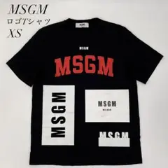 MSGM ロゴ Tシャツ ブラック メンズ レディース ユニセックス