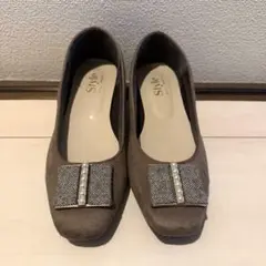 ジェリービーンズ　パンプス　グレージュ