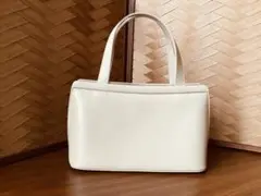 LaModa HASEGAWA ラモーダ ハセガワ レザーハンドバッグ ベージュ