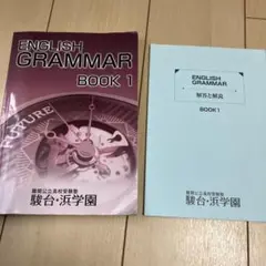 ENGLISH GRAMMAR BOOK 1 セット 駿台浜学園　高校受験