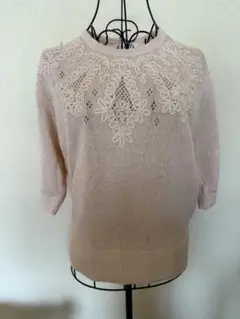 Rogica Mサイズ ペールピンク セーター
