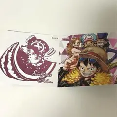 ナツコミ2025 ONEPIECE ツインステッカー