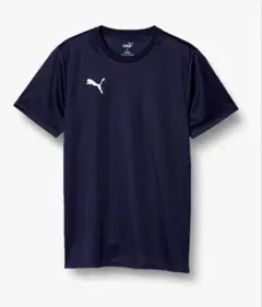 PUMA 吸水乾乾サッカーSS Tシャツ Lサイズ ピーコート新品未使用タグ付き