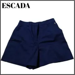 【美品】 ESCADA エスカーダ ショートパンツゴ ルフウェア ネイビー M