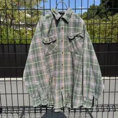 常田大希 90s レアカラー ビッグサイズ ヘビーネルシャツ