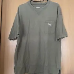 Lee オリーブ ポケット付き Tシャツ F