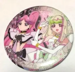 キミとアイドルプリキュア展　キミプリ展　缶バッジ　キュアズキューン　キュアキッス