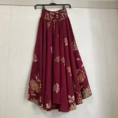 インドサリーシルク　フレアパンツ