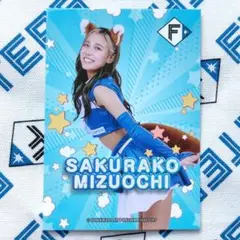 北海道日本ハム ファイターズガールストロベリークッキー 封入トレカ【水落桜子】