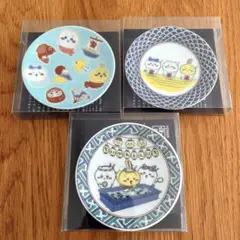 ちいかわ　うさぎ　ハチワレ　九谷焼　豆皿　箸置き　6点セット　新品未開封 特典付き ちいかわ 九谷焼 豆皿 箸置き 6点セット お台場冒険王