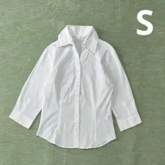 ベルメゾン Yシャツ S 七分袖