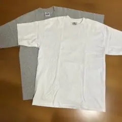 PRO CLUB XL Tシャツ ホワイト グレー 2色セット