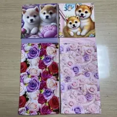 感謝価格　２点セット　トイレットペーパーホルダーカバー　柴犬さん