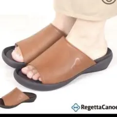 【極美品】リゲッタカヌー　RegattaCanoe キャメル サンダル　Lサイズ
