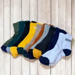 靴下 おしゃれ ライン入り ソックス 10足 カラフル シンプル 薄手