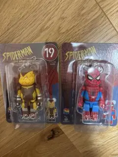 新品未開封 ベアブリック ハッピーくじ スパイダーマン ショッカー