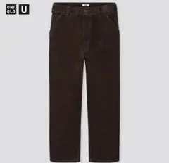 ユニクロU コーデュロイワイドワークパンツ