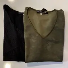 MICHEL KLEIＮ トップス　2枚