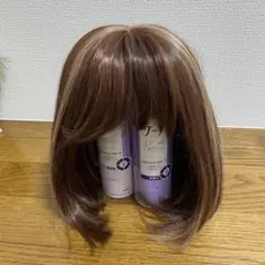 リアルつむじミディアムメッシュウィッグ 自然