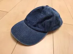 【美品】キャップ 帽子 デニム生地