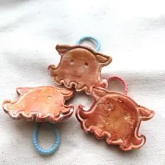 【よく焼き】メンダコクッキー風ヘアゴム