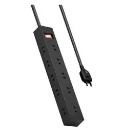 ELECOM＊エレコム 電源タップ 雷ガード 10個口 2面 2m マグネット