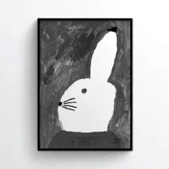 【日本未入荷】【レア】50×70 ポスター Mogu Takahashi うさぎ